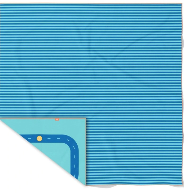 Пляжний рушник Quut двосторонний PlayTowels XL 180 x 180 см Road 15174189 (5425031174189) - зображення 2