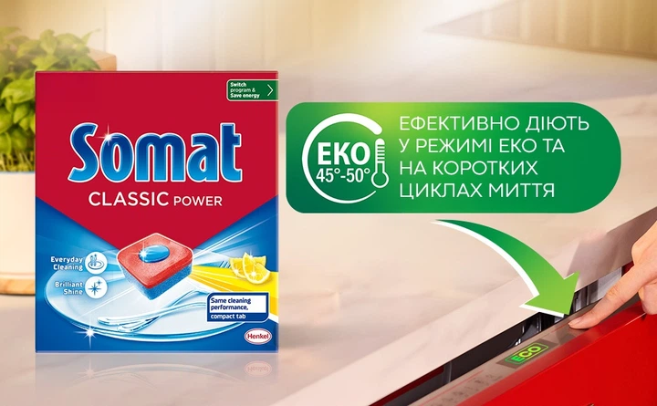 Таблетки для посудомоечной машины Somat Classic 50 шт