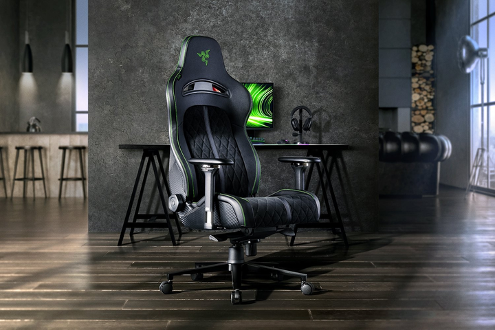 Fotel gamingowy Razer Enki Pro Black-Green (RZ38-03710100-R3G1) - obraz 8