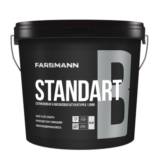 Декоративная фактурная штукатурка Farbmann Standart B (База С) "барашек" 25кг. - изображение 2