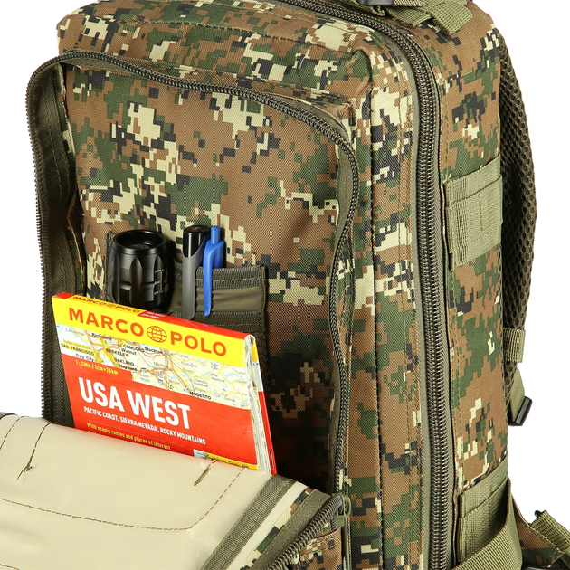 Туристичний рюкзак Nils Camp CBT7204 Solid Defender Зелений (5907695597318) - зображення 8
