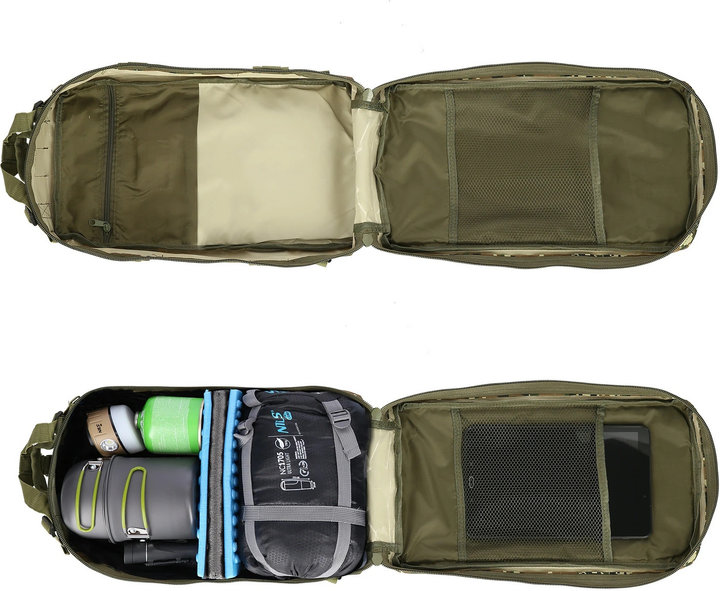 Туристичний рюкзак Nils Camp CBT7204 Solid Defender Зелений (5907695597318) - зображення 9