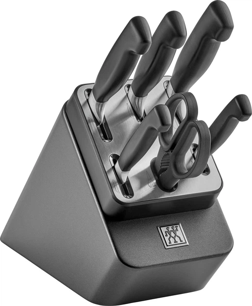 Набір ножів Zwilling Four Star у самозаточувальному блоці 7