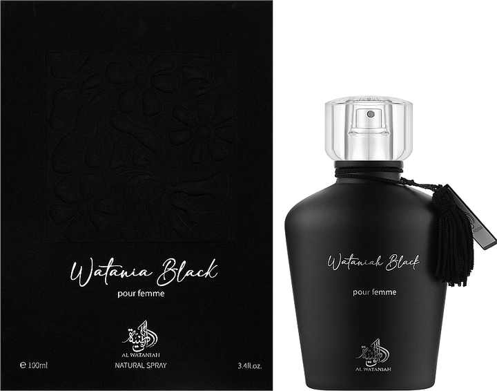 Парфумована вода для жінок Al Wataniah Wataniah Black 100 мл (5055810043964) - зображення 3