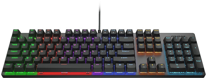 Klawiatura przewodowa Cougar Ultimus EX RGB USB Black (CGR-WM1MB-ULE) - obraz 2