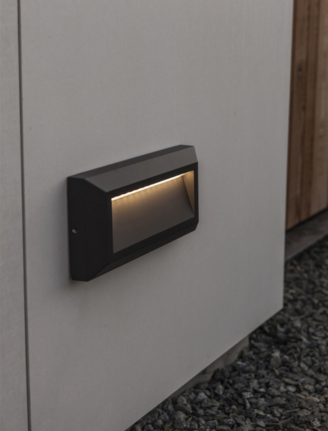 Kinkiet ścienny zewnętrzny Lutec Helena LED 10W 4000K 400lm IP54 (5191602118) - obraz 4