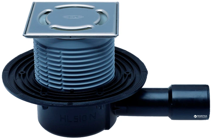 Трап HUTTERER & LECHNER 121х121 мм, DN40/50 горизонтальный, с \"сухим ...