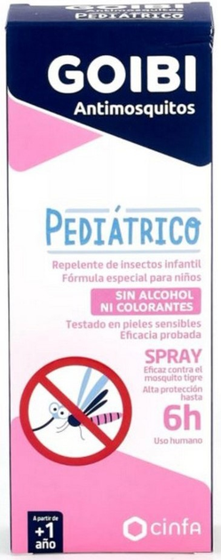 Спрей від комарів для дітей Goibi Antimosquitos Pediatric 100 мл (8470001788344) - зображення 3