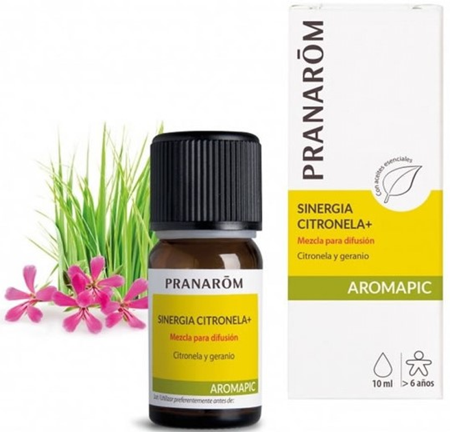 Olejek eteryczny na komary Pranarom Sinergia Citronela+ 10 ml (5420008525391) - obraz 1