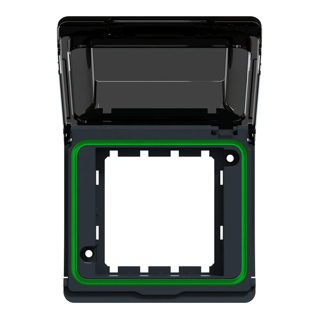 Кришка бокса для Unica New Schneider Electric Mureva Styl IP55 чорна MUR35110 - Фото 8 Кришка бокса для Unica New Schneider Electric Mureva Styl IP55 чорна MUR35110 - зображення 8