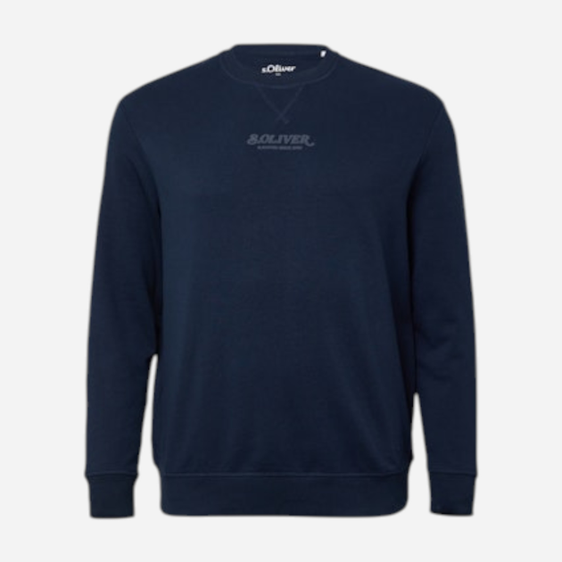 Bluza bez kaptura męska s.Oliver 10.3.16.14.140.2174170-59D1 5XL Granatowa (4099978346995) - obraz 1