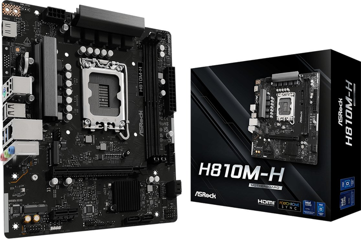 Płyta główna ASRock H810M-H WiFi (LGA1851, H810, PCI-Ex16) - obraz 4