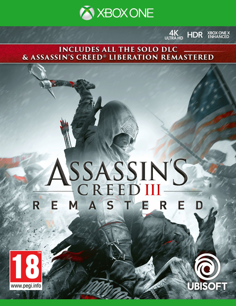 Gra Xbox One Assassin's Creed III + Liberation HD Remaster (Blu-ray płyta) (3307216111894) - obraz 1