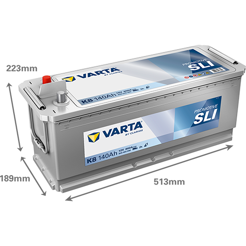 Грузовой аккумулятор Varta 6CT-140 (3) Аз Promotive Blue (640400080) - изображение 2