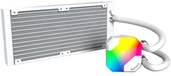 Chłodzenie wodne Montech HyperFlow ARGB 240 White (HYPERFLOW ARGB 240 (W)) - obraz 3