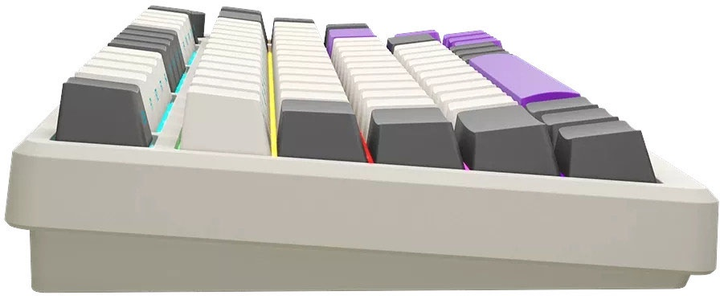 Клавіатура бездротова Lorgar RGB USB/Wireless Beige (LRG-KBP7075W-RT-US) - зображення 4