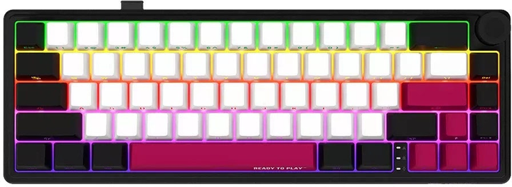 Klawiatura bezprzewodowa Lorgar RGB USB/Wireless Black (LRG-KBP70MW-BK-US) - obraz 1