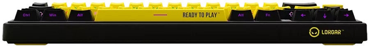 Klawiatura bezprzewodowa Lorgar RGB USB/Wireless Yellow (LRG-KBP70MW-YL-US) - obraz 5
