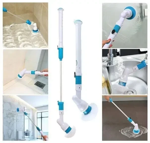 Електрична акумуляторна щітка для прибирання Electric Spin Scrubber 5 в 1 7.4V 2600 мАг - зображення 4