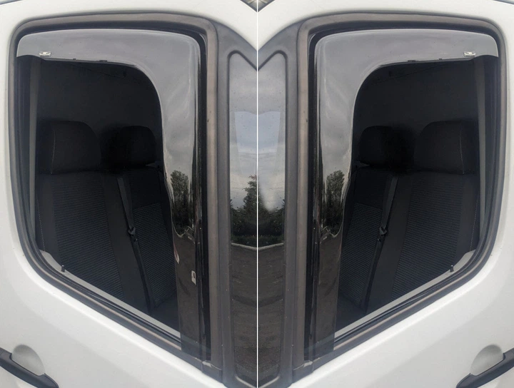 Ветровики для Mercedes Sprinter W906 2006-2018 (2 шт, вставные), Дефлекторы окон Mercedes Sprinter W906 V2 - Фото 7 Ветровики для Mercedes Sprinter W906 2006-2018 (2 шт, вставные), Дефлекторы окон Mercedes Sprinter W906 V2 - изображение 7