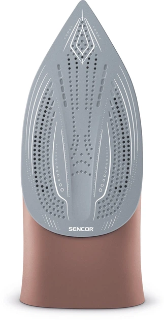 Праска Sencor, 3200Вт, 350мл, паровий удар -195гр, постійна пара - 45гр, керамічна підошва, біло-рож (00110847) - Фото 4 Праска Sencor, 3200Вт, 350мл, паровий удар -195гр, постійна пара - 45гр, керамічна підошва, біло-рож (00110847) - изображение 4
