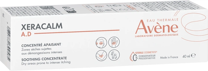 Koncentrat do ciała i twarzy Avene XeraCalm A.D kojący 40 ml (3282770399585) - obraz 4