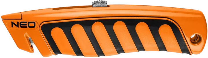 Nóż z ostrzem trapezowym NEO Tools metalowy korpus 63-707 (5907558472356) - obraz 2