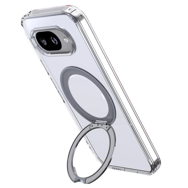 Чехол TPU+PC Aura Fold для Google Pixel 9a Transparent - Фото 3 Чехол TPU+PC Aura Fold для Google Pixel 9a Transparent - изображение 3