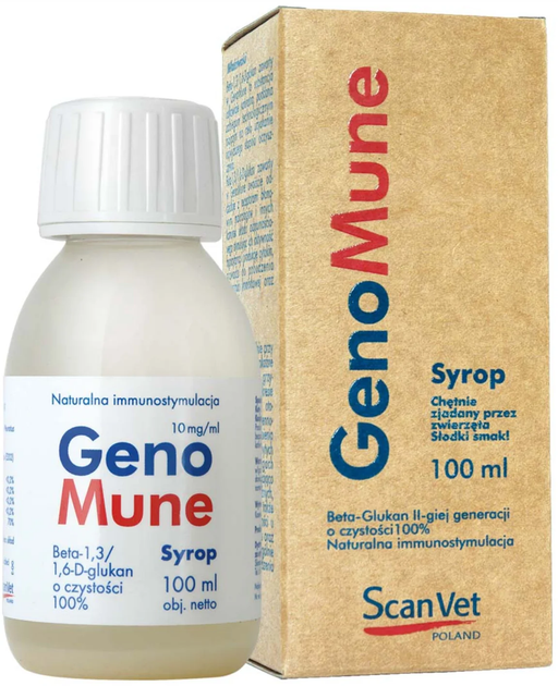 Syrop na odporność ScanVet GenoMune dla psów i kotów 100 ml (5906196669128) - obraz 1