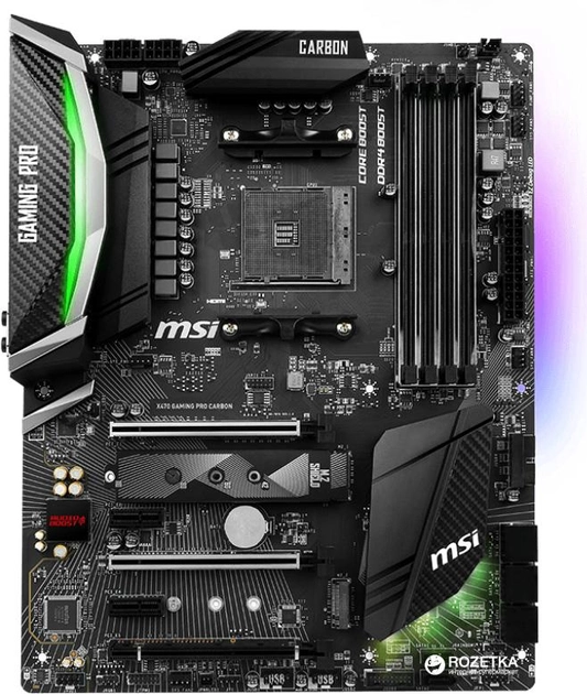 Материнская плата MSI X470 Gaming Pro Carbon (sAM4, AMD X470, PCI-Ex16) - изображение 1