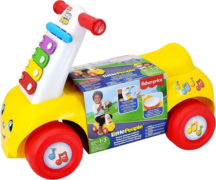 Толокар Fisher-Price Little People Music Adventure ride on (505564) (192995505564) - зображення 3