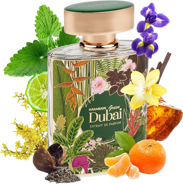 Perfumy unisex Al Haramain Green Dubai 100 ml (6291106815009) - obraz 3