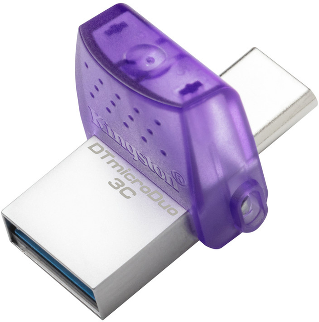 USB флеш накопитель Kingston DTMicroDuo 3C (Type-A + Type-C) 2 интерфейса 128Gb USB 3.2 - Фото 4 USB флеш накопитель Kingston DTMicroDuo 3C (Type-A + Type-C) 2 интерфейса 128Gb USB 3.2 - изображение 4