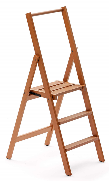 Drabinka Arredamenti Kimora 3 116 x 48 cm Brązowa (ARIT-180/3-BR) - obraz 2
