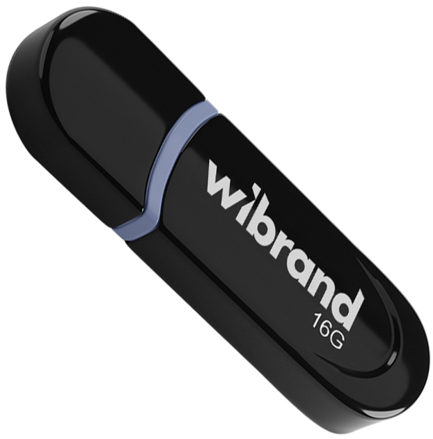 USB Flash Wibrand USB 2.0 Panther 16Gb Black - Фото 1 USB Flash Wibrand USB 2.0 Panther 16Gb Black - изображение 1