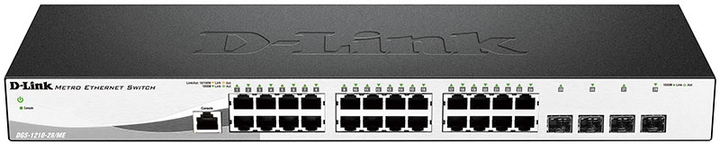 Комутатор D-Link DGS-1210-28P/ME/E - зображення 1