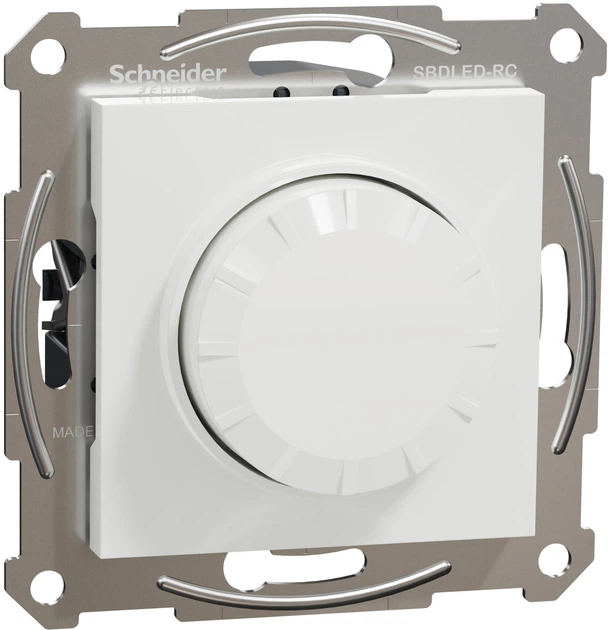 Поворотний LED димер Schneider Electric Asfora тип RC 3-370 Вт білий без рамки EPH6870121 - Фото 1 Поворотний LED димер Schneider Electric Asfora тип RC 3-370 Вт білий без рамки EPH6870121 - зображення 1