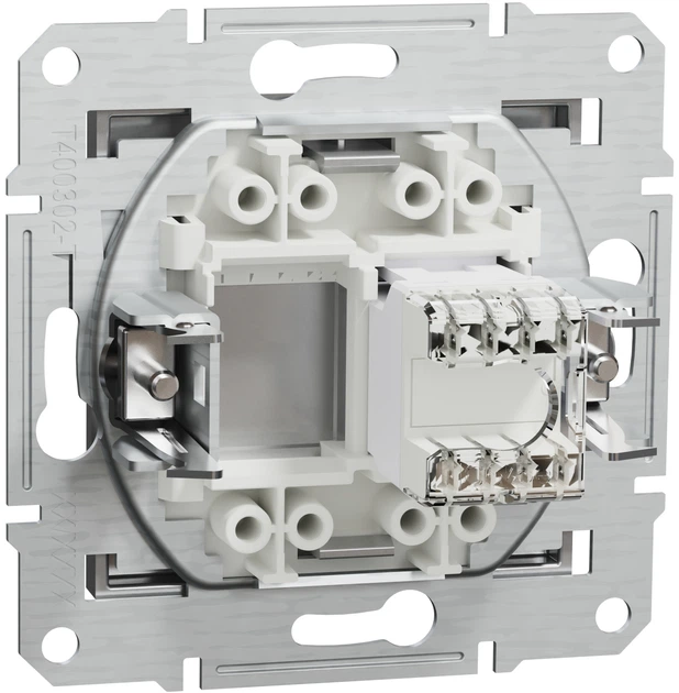 Розетка комп'ютерна RJ45 UTP кат. 5Е Schneider Electric Asfora Алюміній EPH4300161 - Фото 2 Розетка комп'ютерна RJ45 UTP кат. 5Е Schneider Electric Asfora Алюміній EPH4300161 - изображение 2