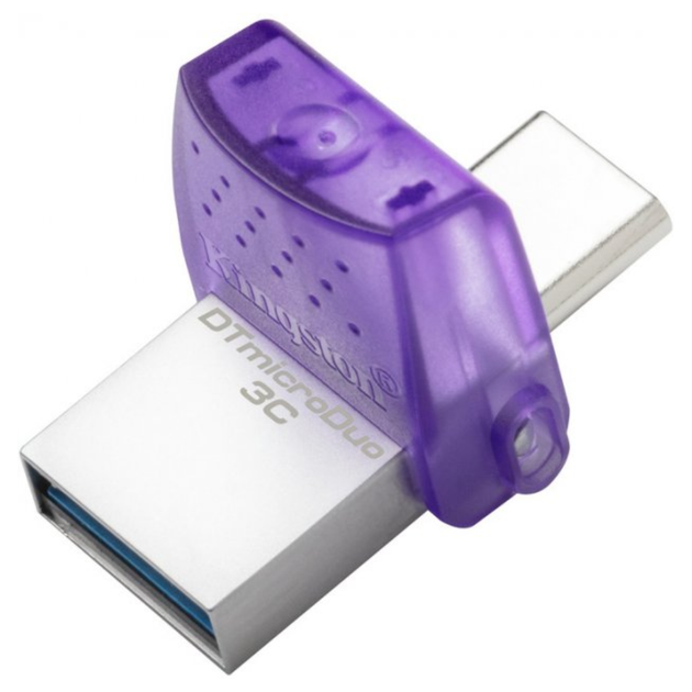 Флеш память Kingston microDuo 3C dual USB-A+USB-C 128GB (DTDUO3CG3/128GB) - изображение 3