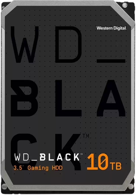 Жорсткий диск Western Digital Black Gaming 10TB 7200rpm 512MB WD102FZBX 3.5 SATA III - зображення 1