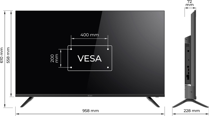Telewizor Kivi 43" 43U730QB - obraz 8