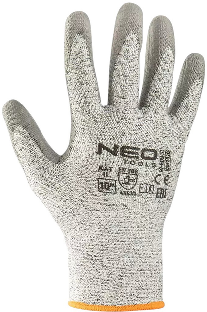 Робочі рукавички NEO Tools з PU-покриттям 4X43D 8" 97-609-8 (5907558447934) - зображення 2
