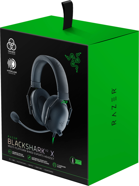 Słuchawki Razer Blackshark V2 X (Licensed for XBOX) Black (RZ04-03240900-R3M1) - obraz 6