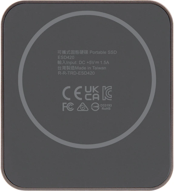 Dysk SSD Transcend ESD420 1TB USB Type-C 3D NAND TLC Iron Gray (TS1TESD420C) External - obraz 3