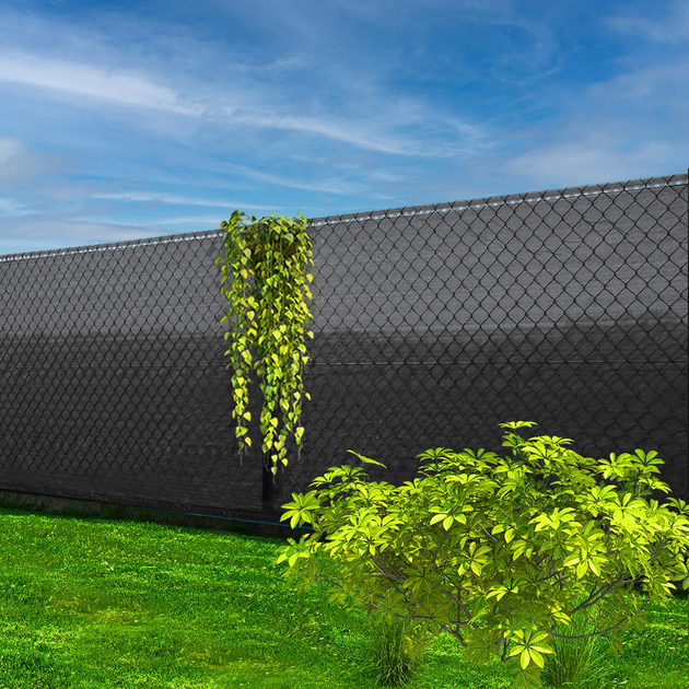 Siatka cieniująca Springos 1.5 x 50 m 185 g/m² Antracytowa (SN0066) - obraz 6