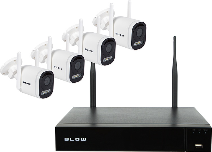 Комплект відеоспостереження Blow BL-W5BP4/WiFi/1TB (5900804136392) - зображення 1