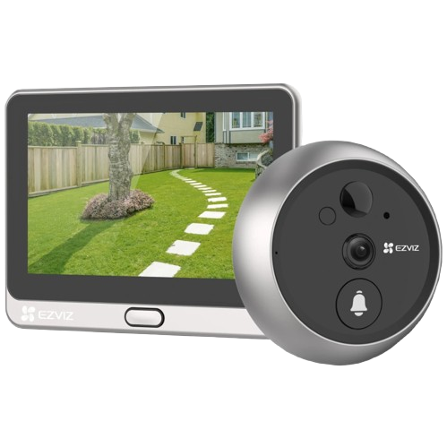 Комплект видеодомофона с сенсорным дисплеем Ezviz CS-DP2 (3WPFBS,3MP), Wi-Fi, 4600 мА•ч, Серый - изображение 2