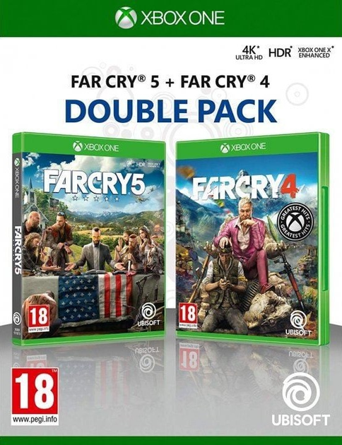 Гра Xbox One Far Cry 4 + Far Cry 5 Double Pack (Blu-ray диск) (3307216134541) - зображення 1