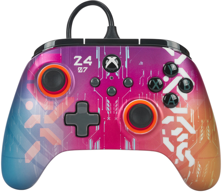 Контролер PowerA Xbox X/S Advantage Enhanced Wired Controller - Cyber Style (0617885059919) - зображення 1