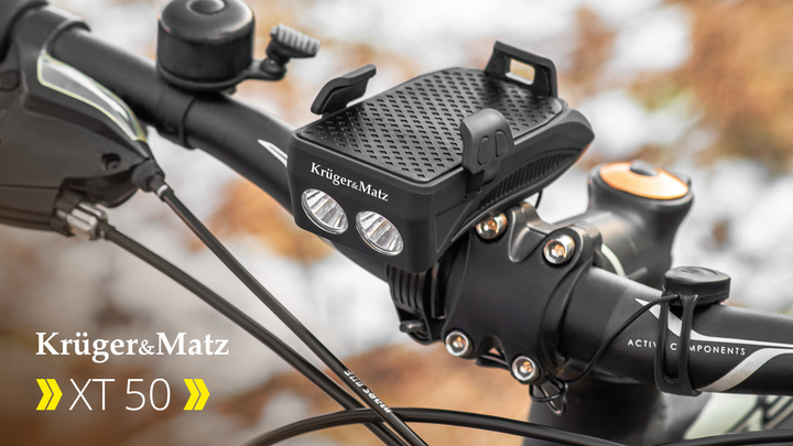 Тримач велосипедний Kruger&Matz XT50 3 в 1 Black (5901890047326) - зображення 7